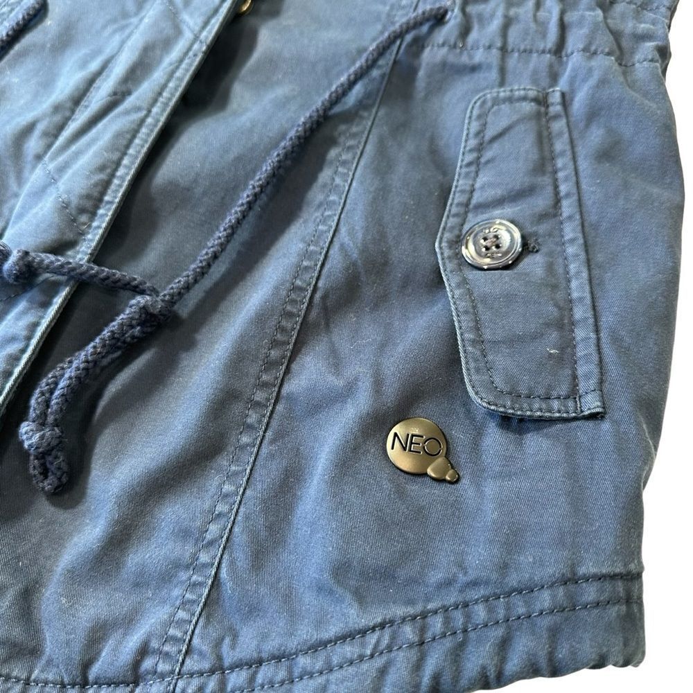 Adidas Neo Label Blue Embroidered‎ Winter Parka, Small - Picture 12 of 15